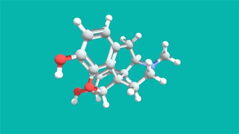 Morphine Opioid Molecule Download Free 3d Model By Sduce Sduce Ba26469 Sketchfab