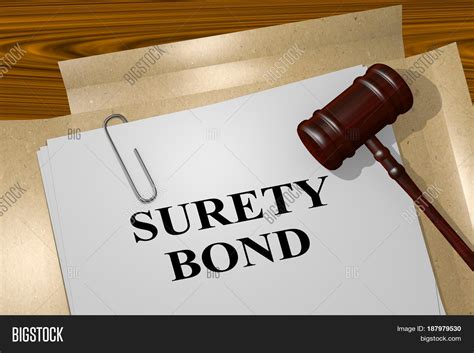 surety bond concept image photo  trial bigstock