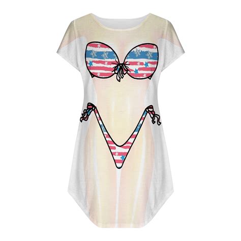 Dyegold Women S Bikini Shirt Cover Up Bikini Swimwear Cover Up Summer Beach Party Funny Part