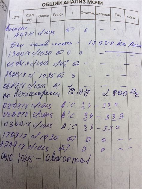 Есть ли белок в моче? Расшифруйте, пожалуйста, последнюю строчку от 09 ...