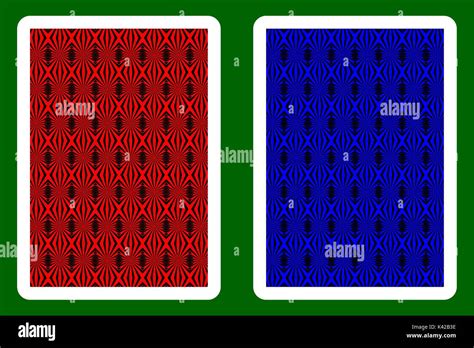 Playing Card Back Designs Stock Vector Image And Art Alamy