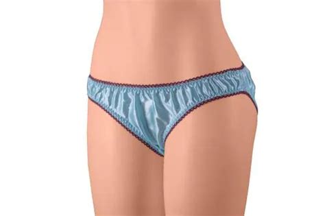 Buy Merise Womens Sexy Silk Satin Bikini Panties Olive Lace Wine Medium Online At Best Prices