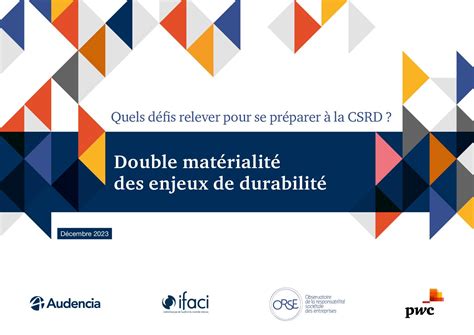 Calaméo Double materialite Enjeux de durabilite 2023