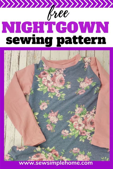 Eclipse Nightgown Pattern | Sew Simple Home