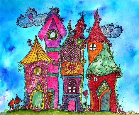 DSCN1892 | Whimsical art journal, Whimsical art, Whimsical art paintings