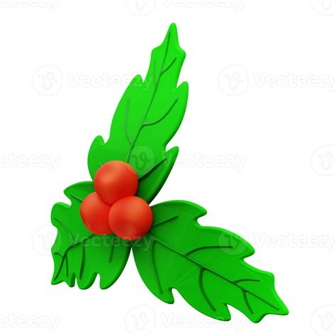 3d Holly Pngs For Free Download