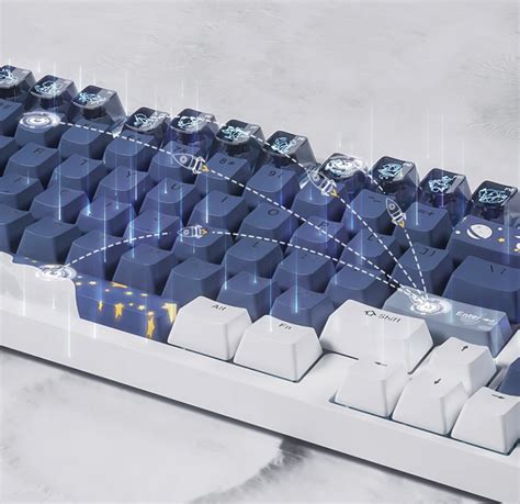 Basic Bk98 Explore The Stars Mechanical Keyboard Mechkeysshop