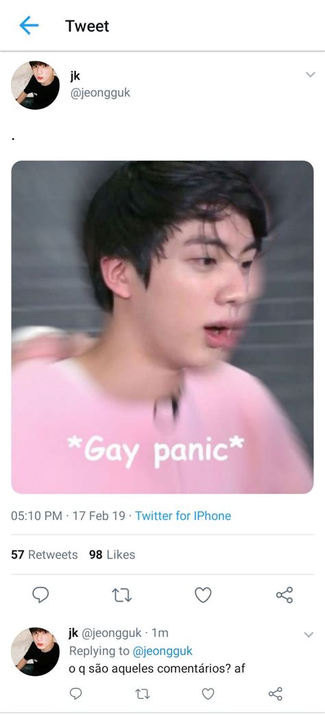On Twitter Gay Panic