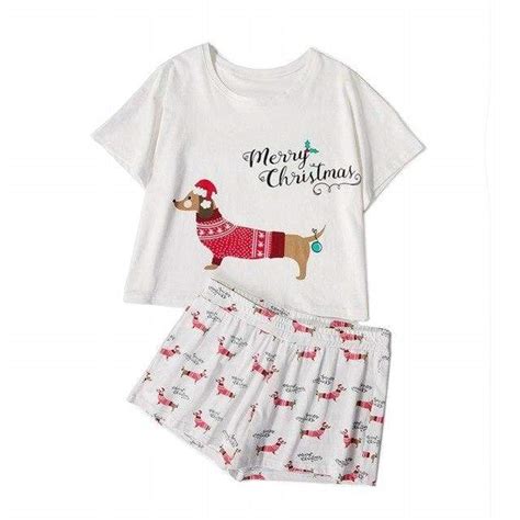 Cute Dachshund Dog Womens Pajama Set Pajama Sets