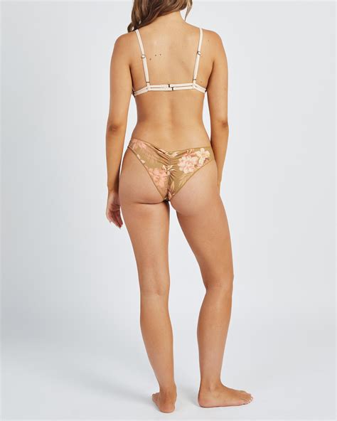 Shop Rip Curl Desert Dreams Cheeky Hipster Bikini Bottom In Bronze Fast Shipping Easy