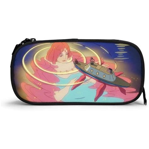 Trousse Hayao Miyazaki Ponyo D Impression personnalisée Noir Hayao