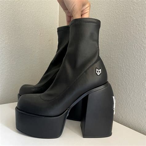 NAKED WOLFE Black ankle boots Like new Ayakkabılar Topuklu ayakkabı Topuklular