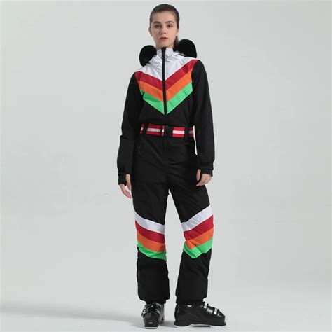 Traje De Esqu De Una Pieza Para Mujer Mono De Snowboard Ropa De