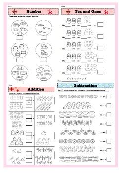 First Grade Math Unit Bundles Worksheets Grade Math By Hello My Maths