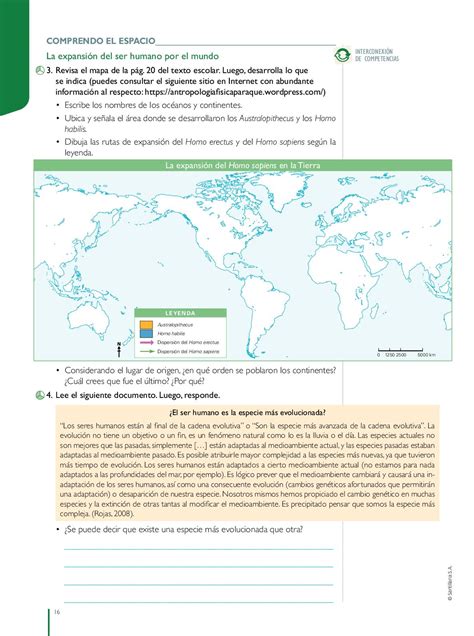 Santillana Cuaderno De Trabajo Historia Geografia Y Economia