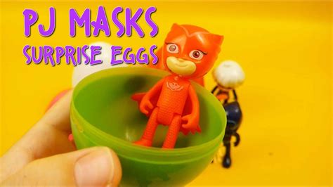 Pj Masks Eggs Play Doh Surprises Learn Colors Youtube