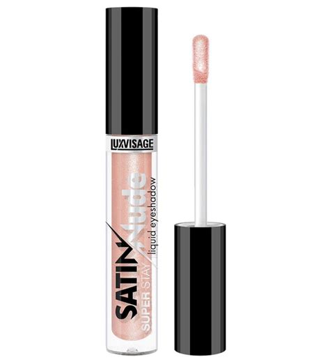 Тени для век жидкие LUXVISAGE SATIN NUDE super stay тон Pastel Peach г купить с