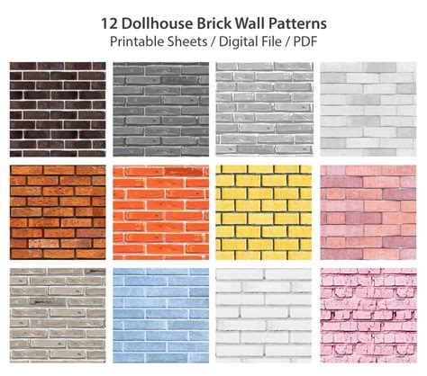 Free Printable Brick Wall Stencils