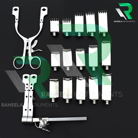 Neuro Spine Caspar Cervical Retractor Complete Set - Raheela Instruments