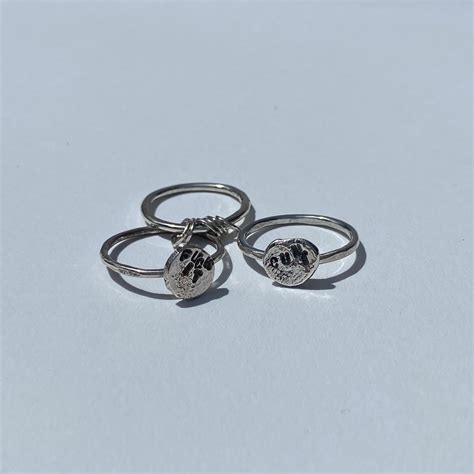 Fuck It Ring Size Q St Silver Judy Buckingham Katie Brown Co