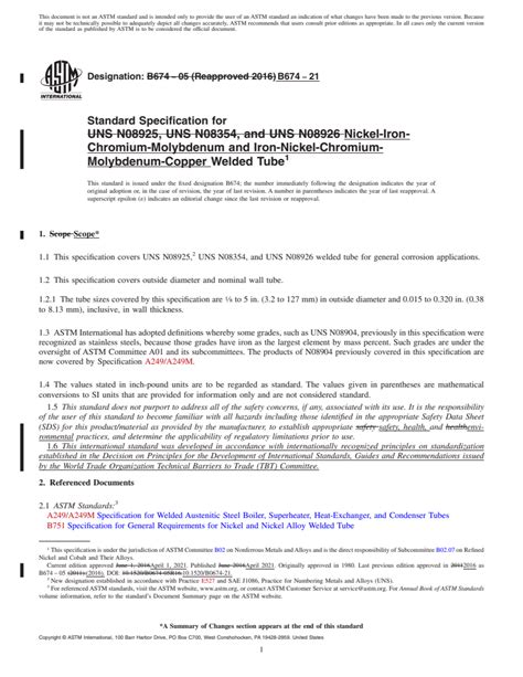 Astm B Standard Specification For Nickel Iron Chromium