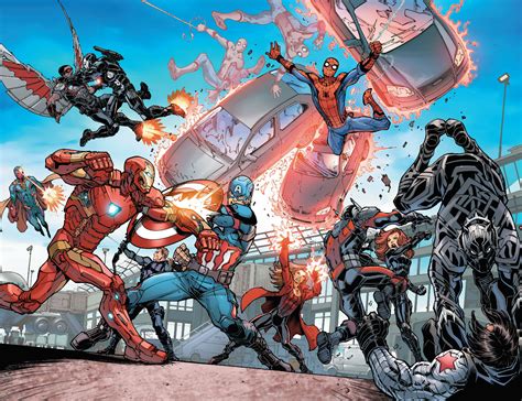 Artist Todd Nauck Draws One Of The Best Shots From Civil War Spoilers