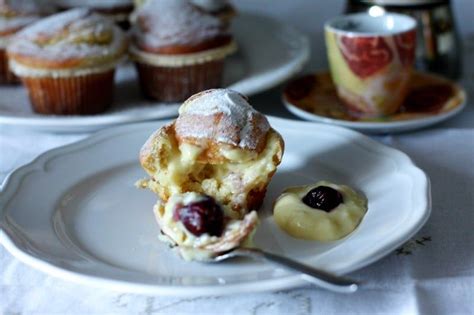 Muffin con cuore di crema pasticcera sofficissimi Vallé Italia