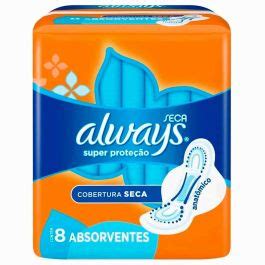 Absorvente Always Super Protect Abas Seca Pacote C