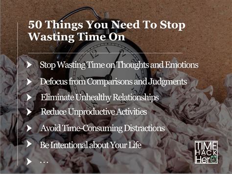 How Can I Stop Wasting Time