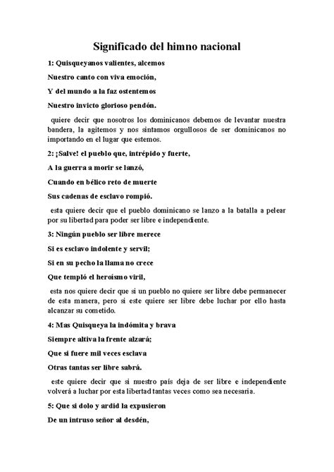 Significado Del Himno Nacional Mexicano 2