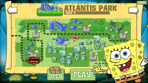 Spongebob Atlantis Squareoff Map 4 Atlantis Park Youtube