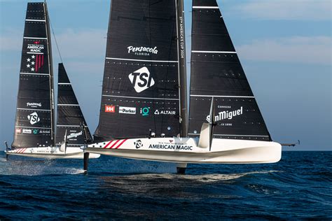 Nyyc American Magic S Two Boat Training In Barcelona Nautic Magazine