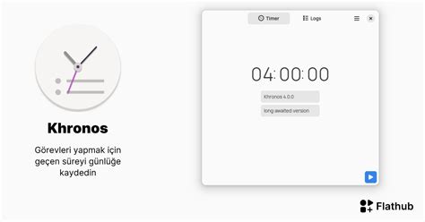 Khronos Uygulamasını Linuxta Kur Flathub