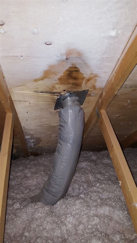 Bathroom Vent Fan Leaking Water When It Rains Bath Kitchen Exhaust