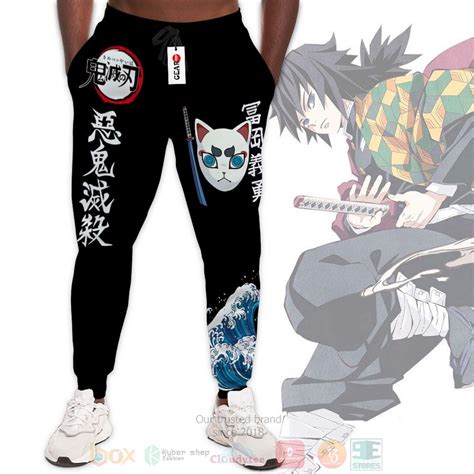 Hot Giyuu Water Kimetsu Anime Jogger Pants Express Your Unique Style With Boxboxshirt
