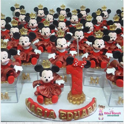 Topo De Bolo Minnie Realeza De Biscuit Elo Produtos Especiais