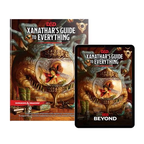 Xanathar S Guide To Everything Digital Physical Bundle D D