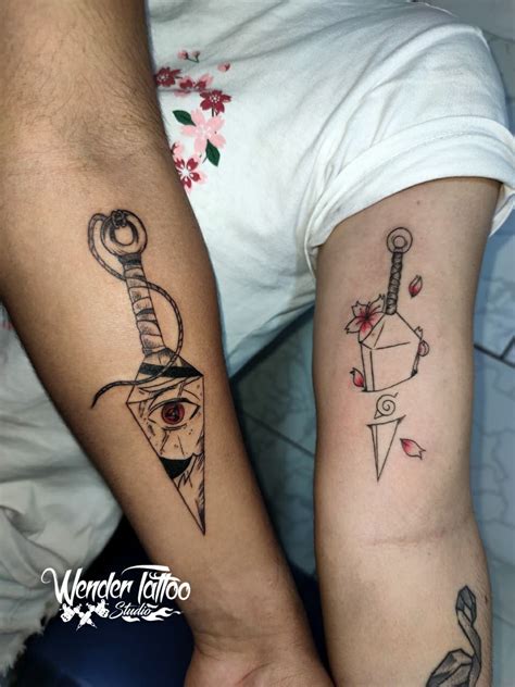 Tatuagem Casal Naruto Anime Tattoos Matching Couple Tattoos