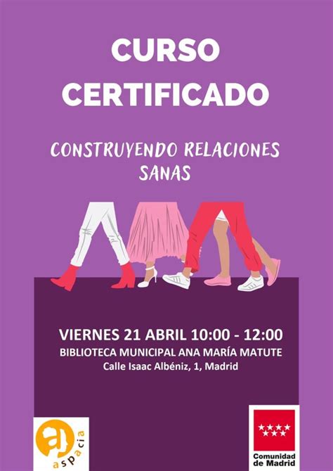 Nuevo Taller En Madrid Construyendo Relaciones Sanas Asociaci N