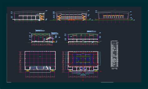 Sport Center Dwg Block For Autocad • Designs Cad