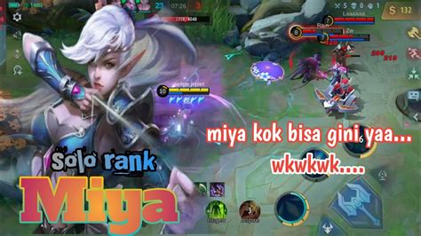 CARA BERMAIN MIYA 14 KILL TANPA MATI 2023 MLBB YouTube