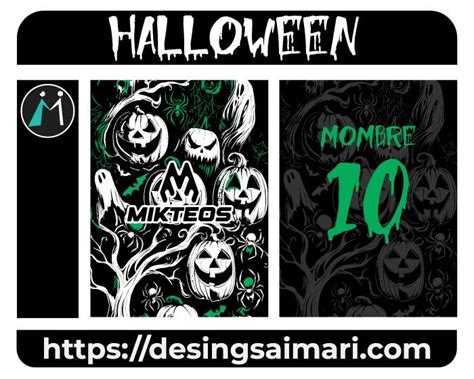 Jersey Halloween Green II Desings Aimari