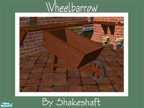 The Sims Resource Garden Wheelbarrow