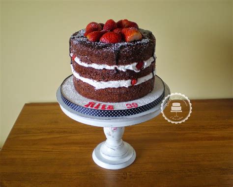 Bolos Lindos De Comer Naked Cake Chantilly E Morangos Chantilly And Strawberries Naked Cake