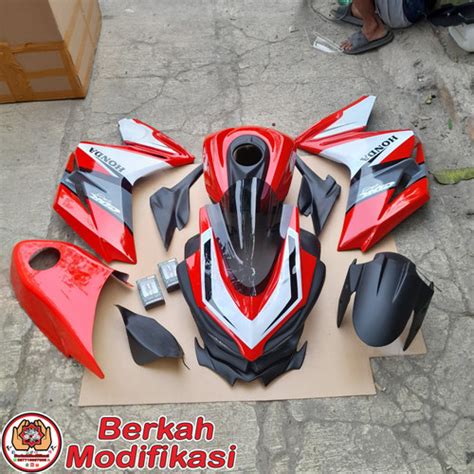 Jual Full Fairing Body Cbr Rr Pnp Cbr R Facelift K G K N Merah