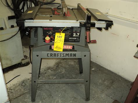 CRAFTSMAN TABLE SAW MODEL 137 248480 S N ROW4110