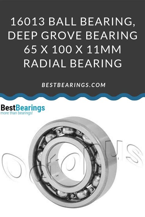 Ball Bearing Deep Grove Bearing X X Mm Radial Bearing