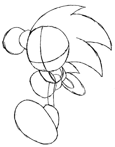 How to Draw Sonic the Hedgehog Running Drawing Lesson – How to Draw