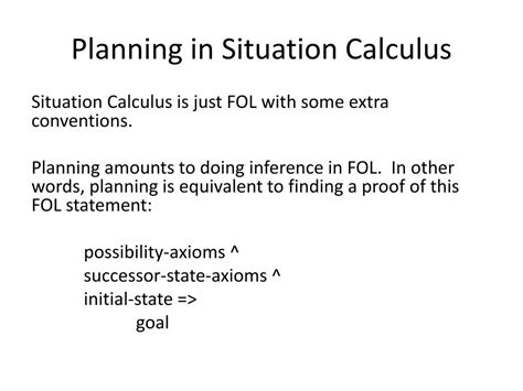 Ppt Situation Calculus For Action Descriptions Powerpoint Presentation Id 2359808