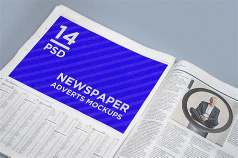 14 Newspaper Adsverts Mockups Free Psd Behance